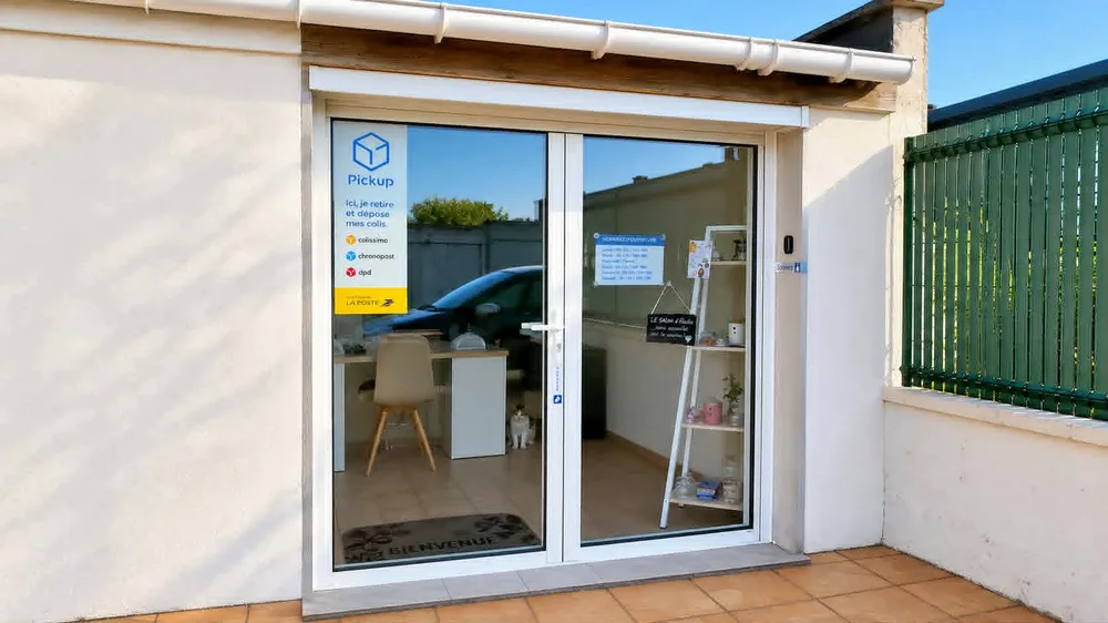 Façade du Salon d'Élodie, institut de beauté et point relais colis à Saint-Pol-sur-Mer