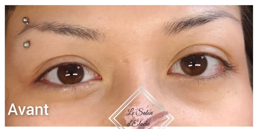 Regard avant rehaussement de cils, Le Salon d'Élodie à Saint-Pol-sur-Mer